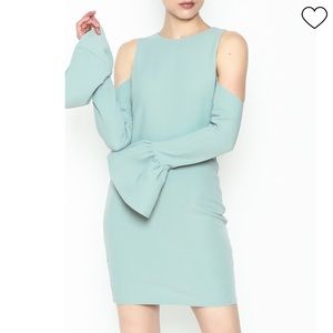 Endless Rose Mint Green Bell Sleeve Dress